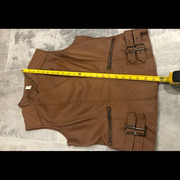 🎉HP🎉💥My Beloved🔥Juniors Moto Vest💥Measurements in Photos💥 - Picture 9 of 15